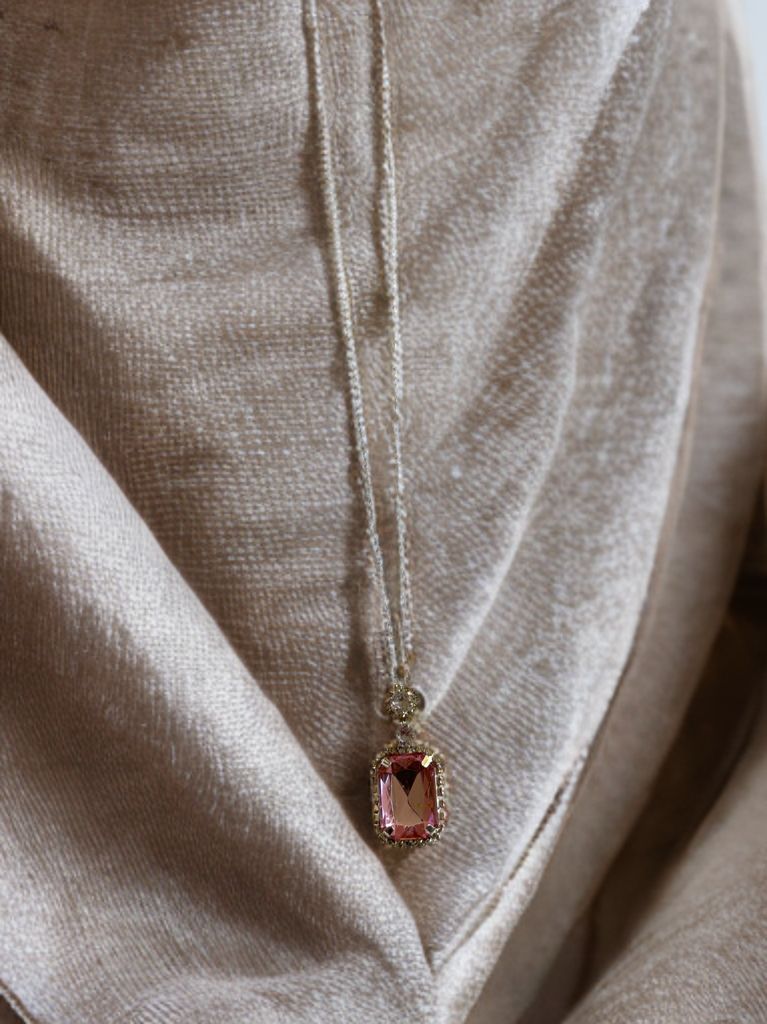 Blush Pink Halo Pendant - Image 3
