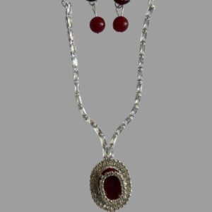 Ruby Radiance Necklace Set